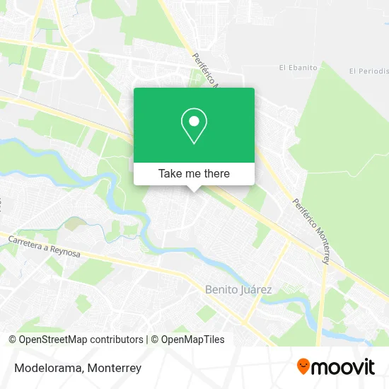 Modelorama map