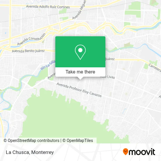 La Chusca map
