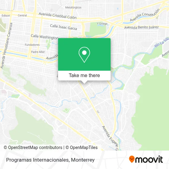 Programas Internacionales map
