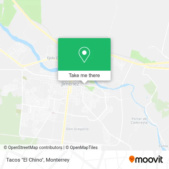 Tacos "El Chino" map