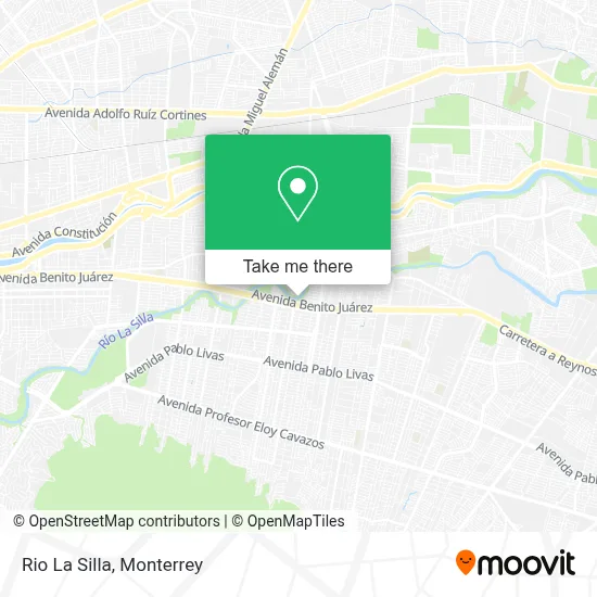 Rio La Silla map