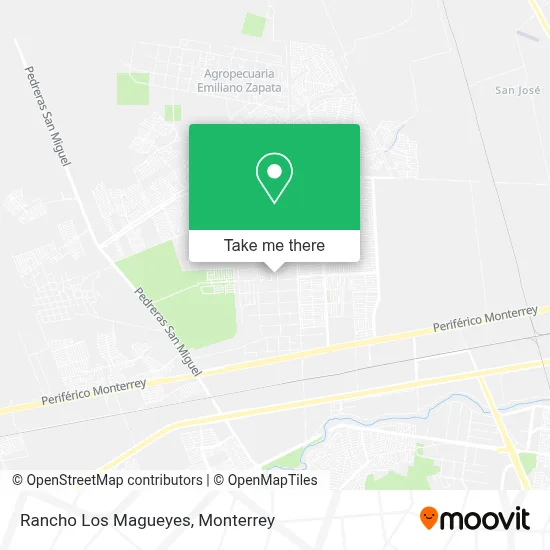 Rancho Los Magueyes map