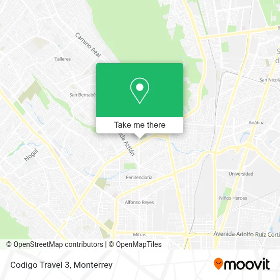 Codigo Travel 3 map