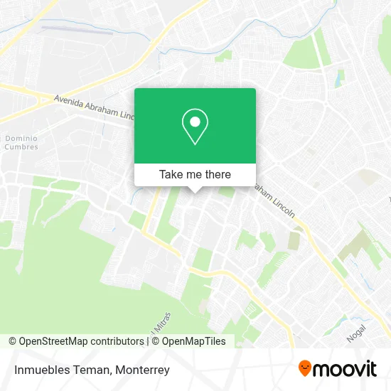 Inmuebles Teman map