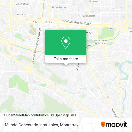 Mundo Conectado Inmuebles map