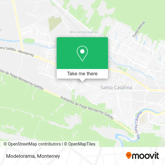 Modelorama map