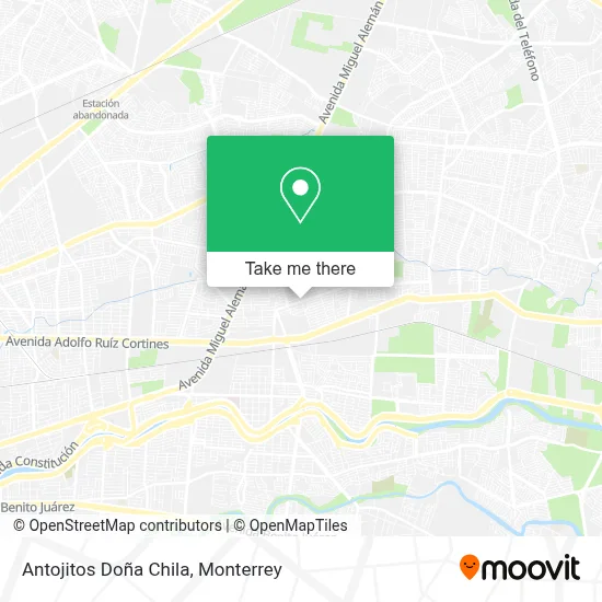 Antojitos Doña Chila map