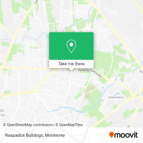 Raspados Bulldogs map