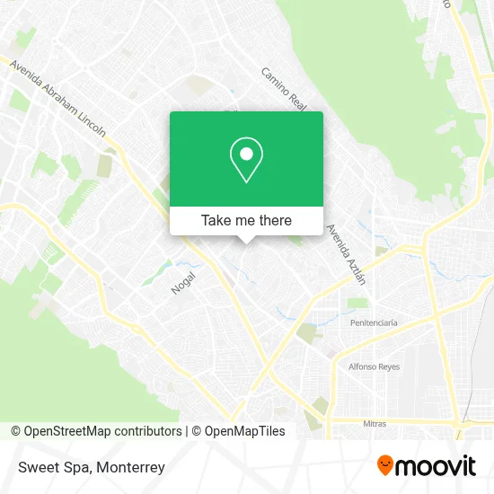 Sweet Spa map