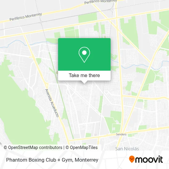 Phantom Boxing Club + Gym map
