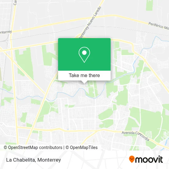 La Chabelita map