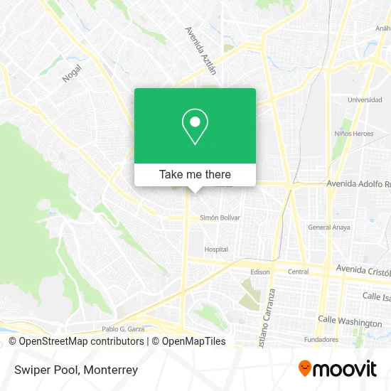 Swiper Pool map