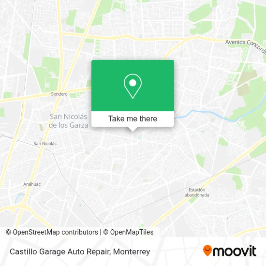 Castillo Garage Auto Repair map