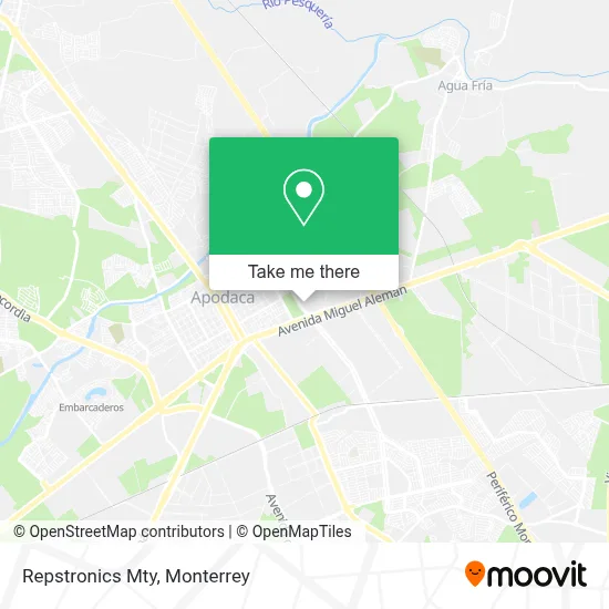 Repstronics Mty map