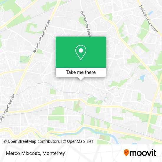 Merco Mixcoac map