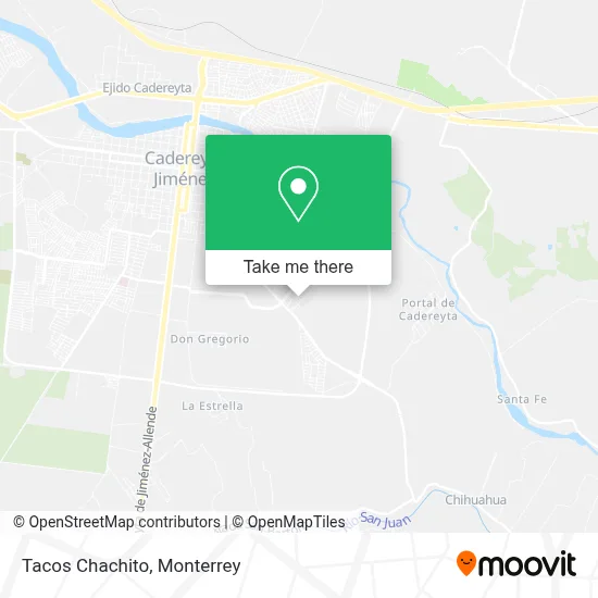 Tacos Chachito map