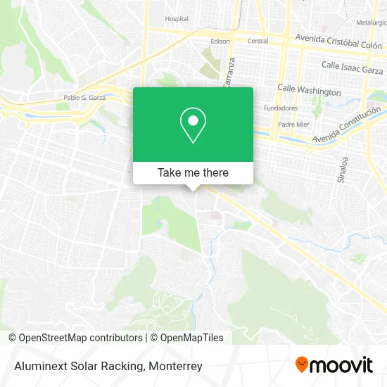 Aluminext Solar Racking map