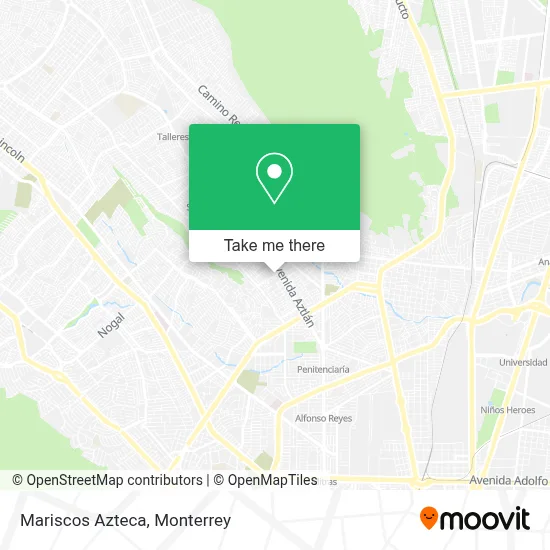 Mariscos Azteca map