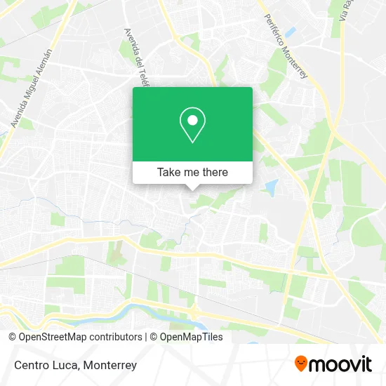 Centro Luca map