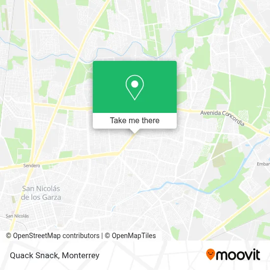 Quack Snack map