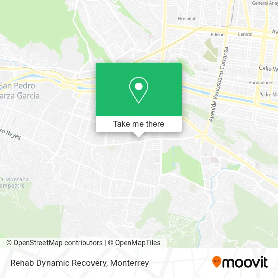 Rehab Dynamic Recovery map