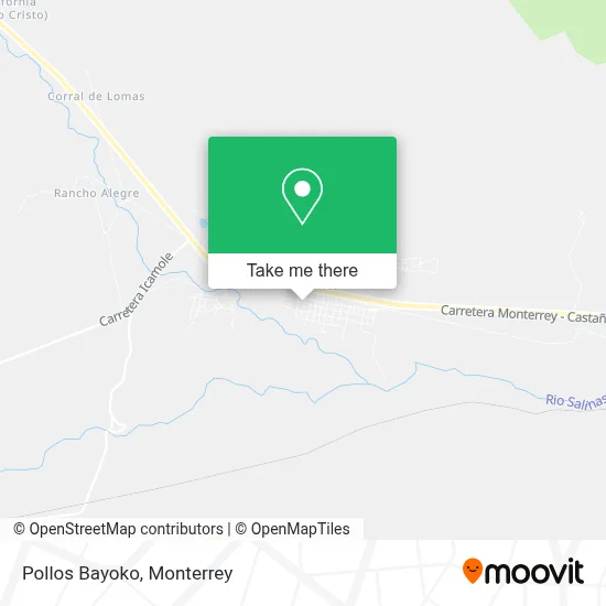 Pollos Bayoko map