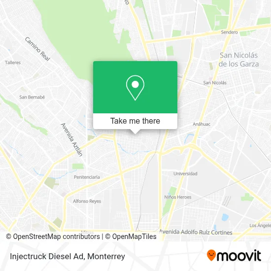 Injectruck Diesel Ad map