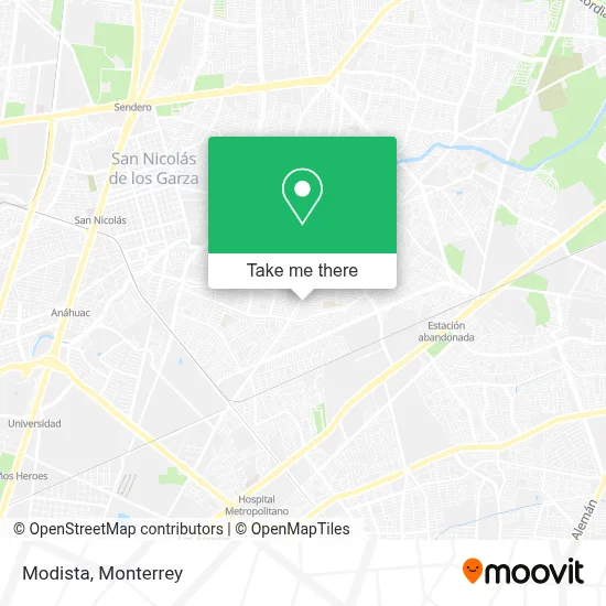 Modista map