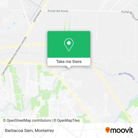 Barbacoa Sam map