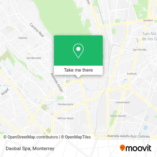 Daobal Spa map