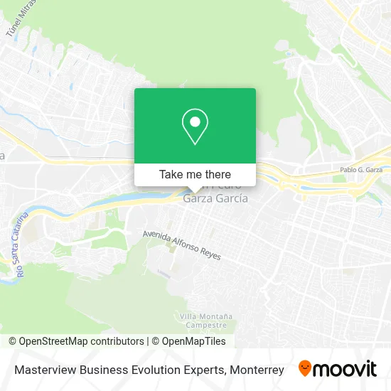 Masterview Business Evolution Experts map