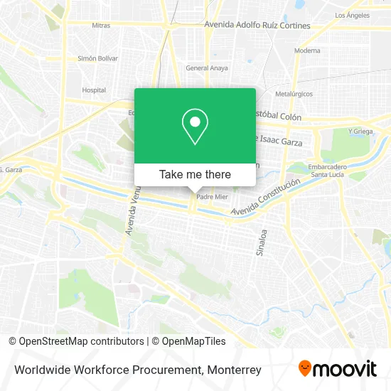 Worldwide Workforce Procurement map