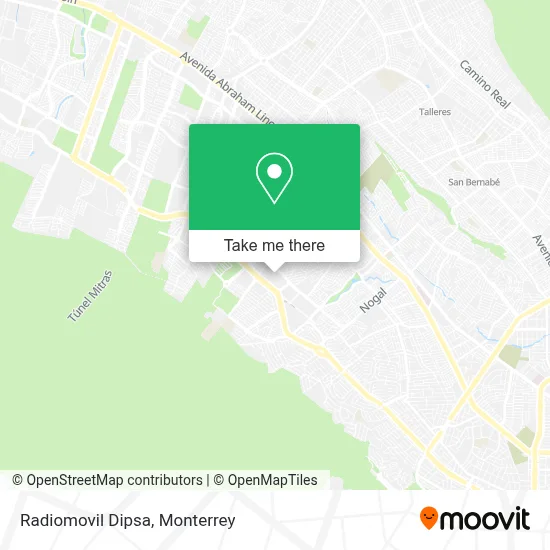 Radiomovil Dipsa map