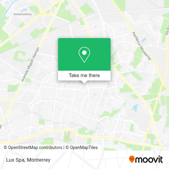 Lux Spa map