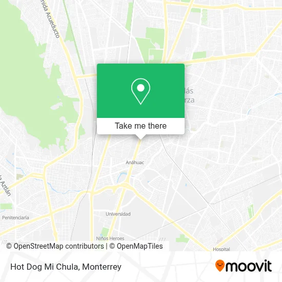 Hot Dog Mi Chula map