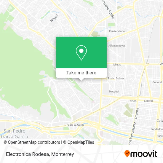 Electronica Rodesa map