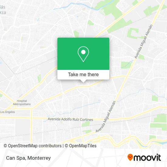 Can Spa map