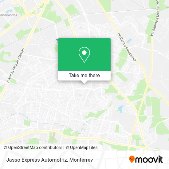 Jasso Express Automotriz map