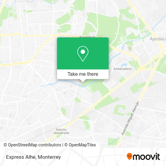 Express Alhe map