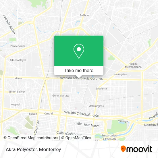 Akra Polyester map