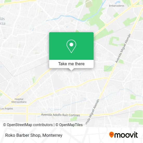 Roko Barber Shop map