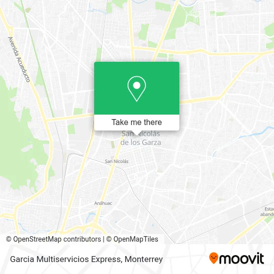 Garcia Multiservicios Express map