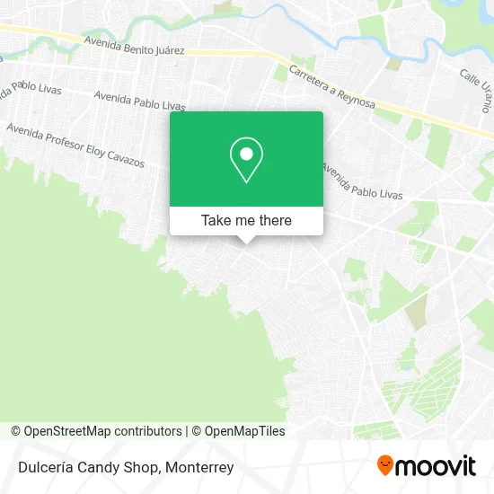 Dulcería Candy Shop map