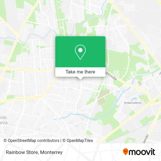 Rainbow Store map