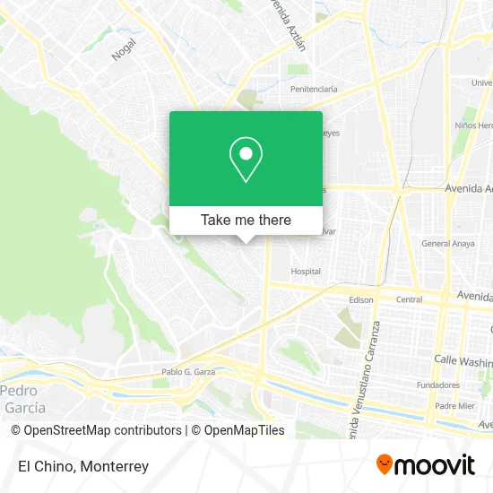 El Chino map
