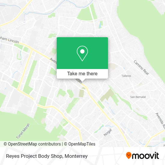 Reyes Project Body Shop map