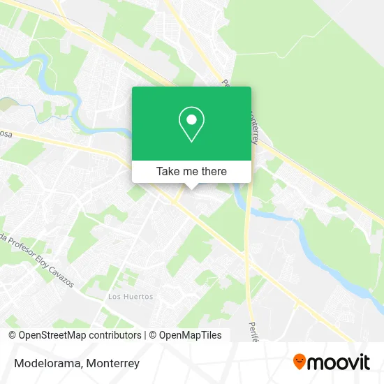 Modelorama map