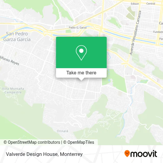 Valverde Design House map