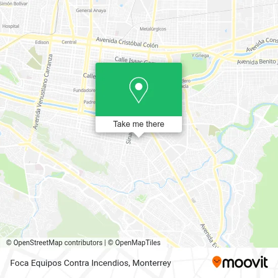 Foca Equipos Contra Incendios map