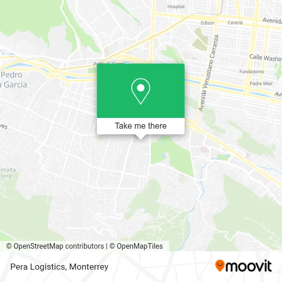 Pera Logistics map